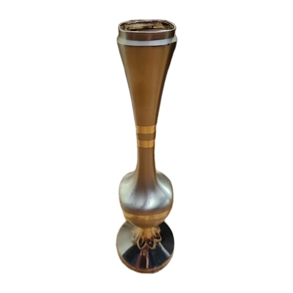 Vintage WMF IKORA Silver Plated Tarnish Resitant Bud Vase Germany 9 In Tall